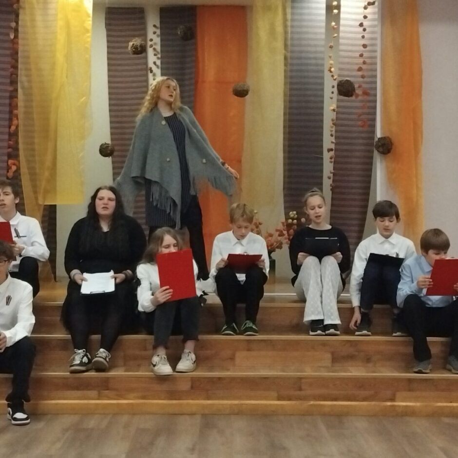 Skolēnu priekšnesums